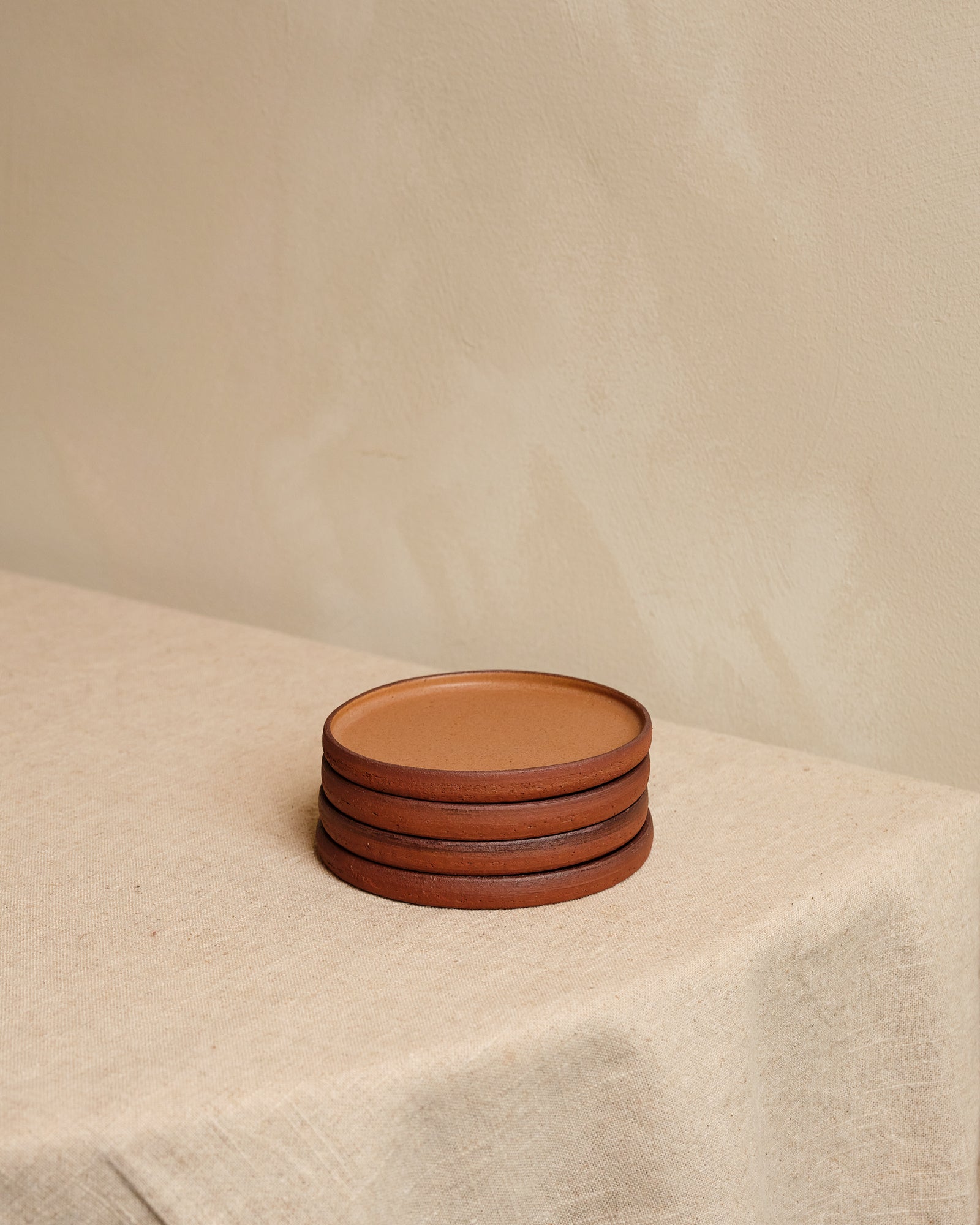 TERRA Snack Plate | SET OF 4 | BROWN