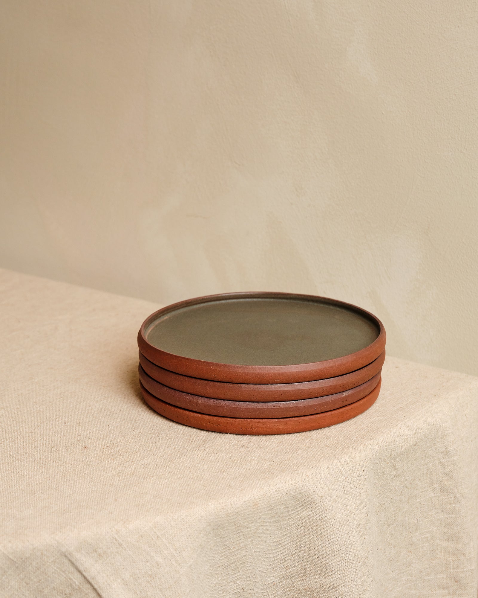 TERRA Lunch Plate | SET OF 4 | DARK GREEN