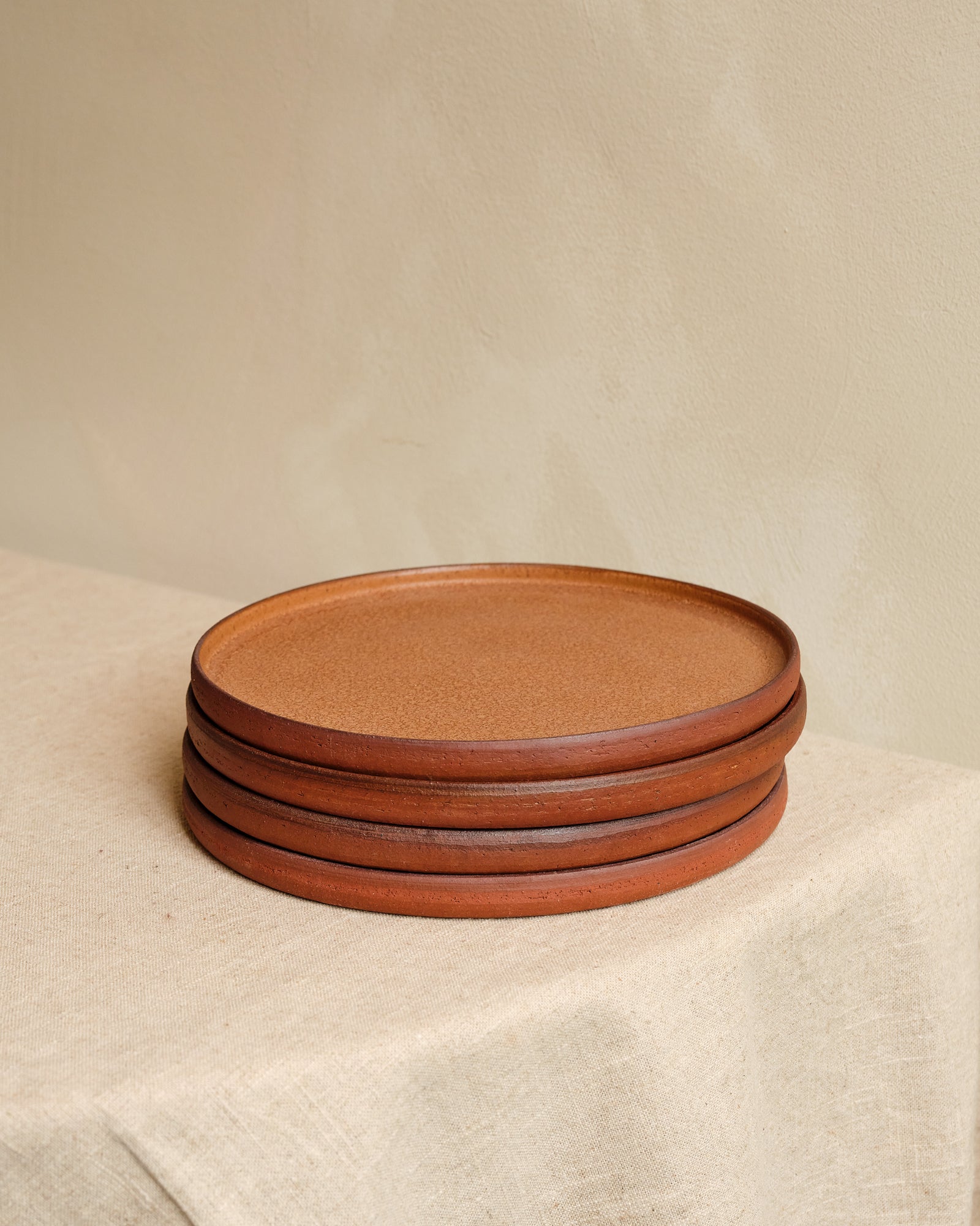 TERRA Dinner Plate | SET OF 4 | BROWN
