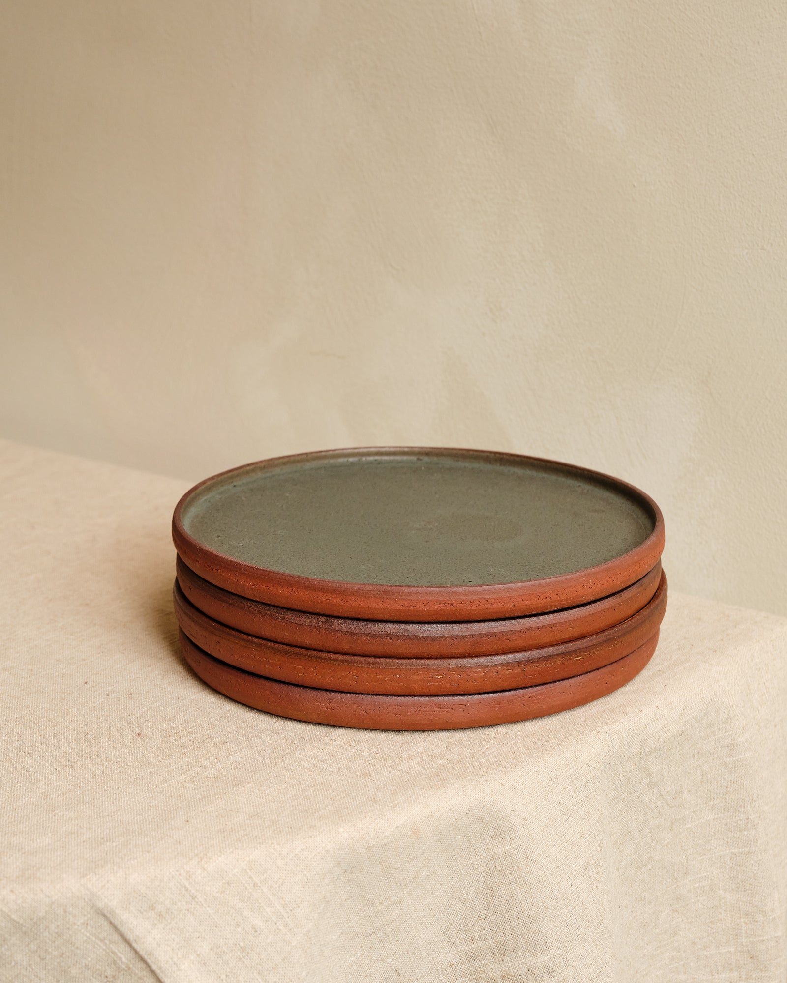 TERRA Dinner Plate | SET OF 4 | DARK GREEN