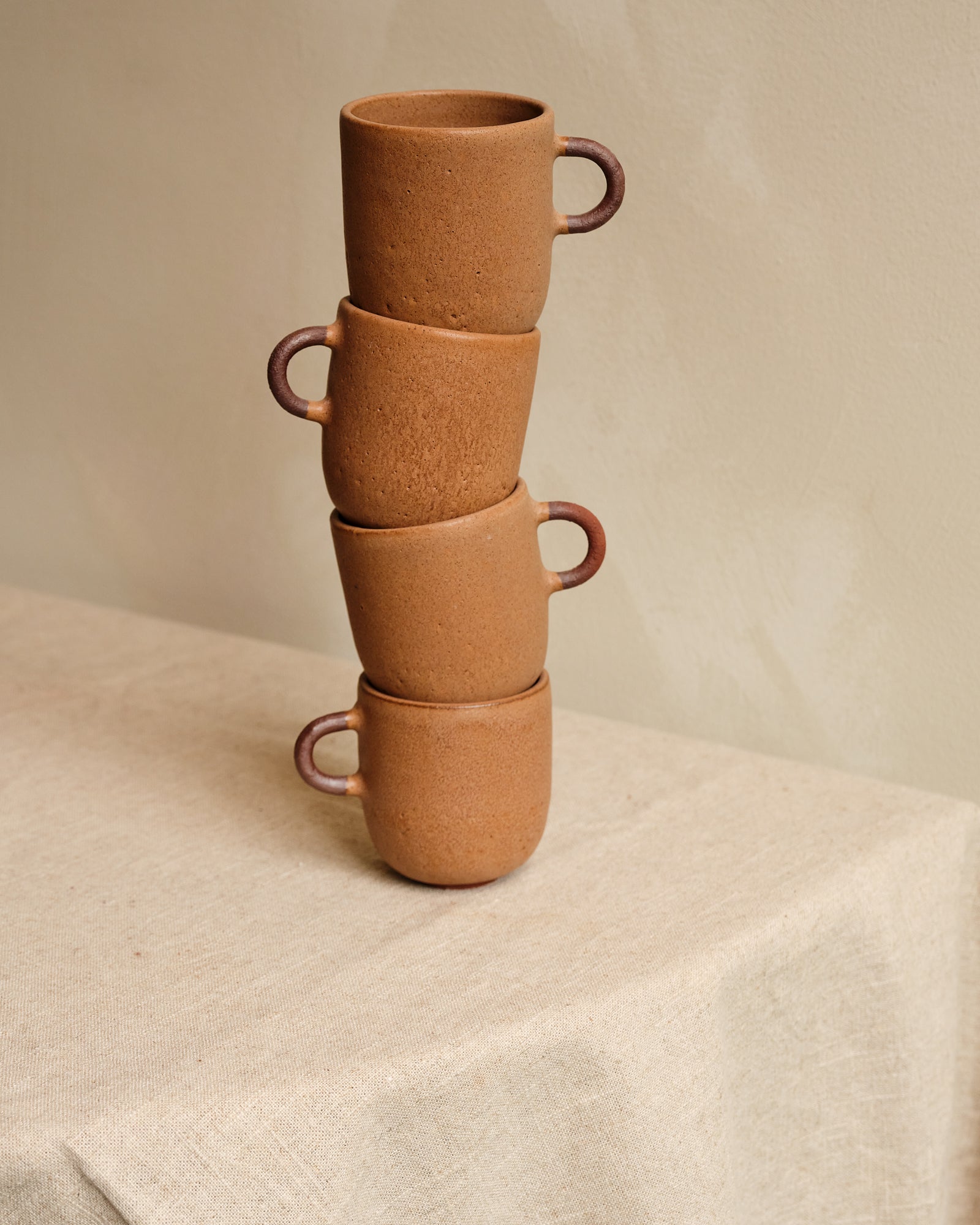 TERRA Index Cup | SET OF 4 | BROWN