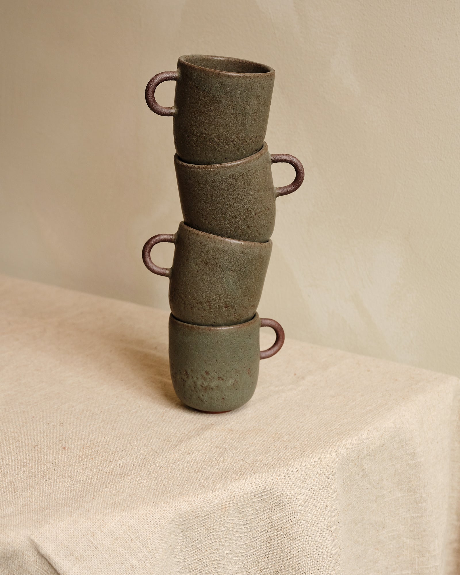 TERRA Index Cup | SET OF 4 | DARK GREEN