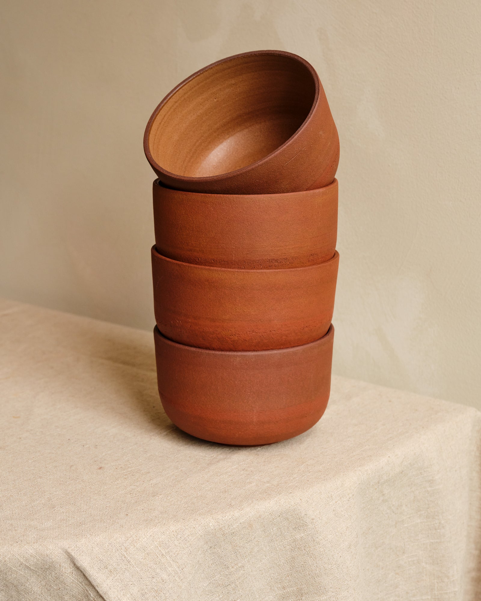 TERRA Ramen Bowl | SET OF 4 | BROWN