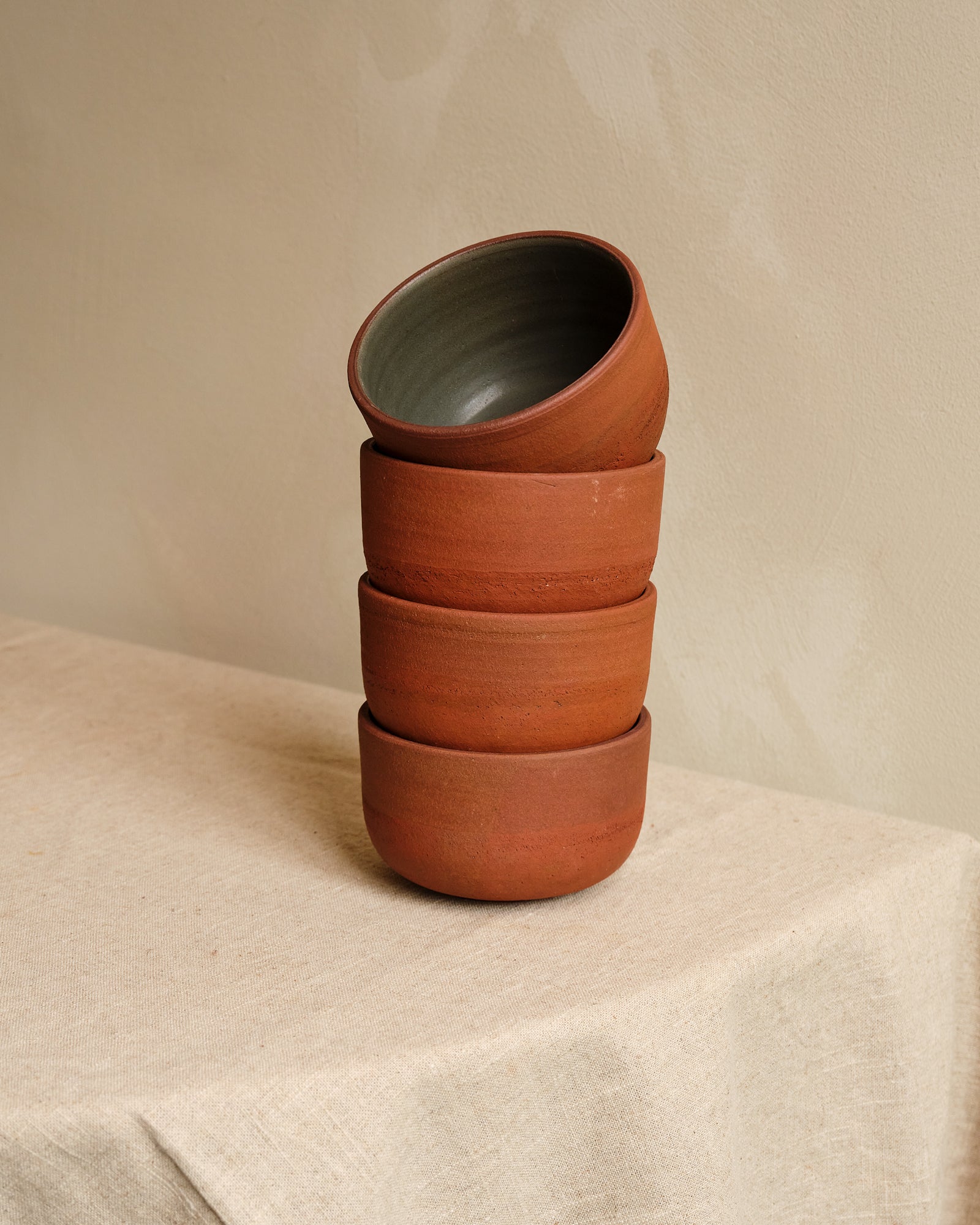 TERRA Breakfast Bowl | SET OF 4 | DARK GREEN