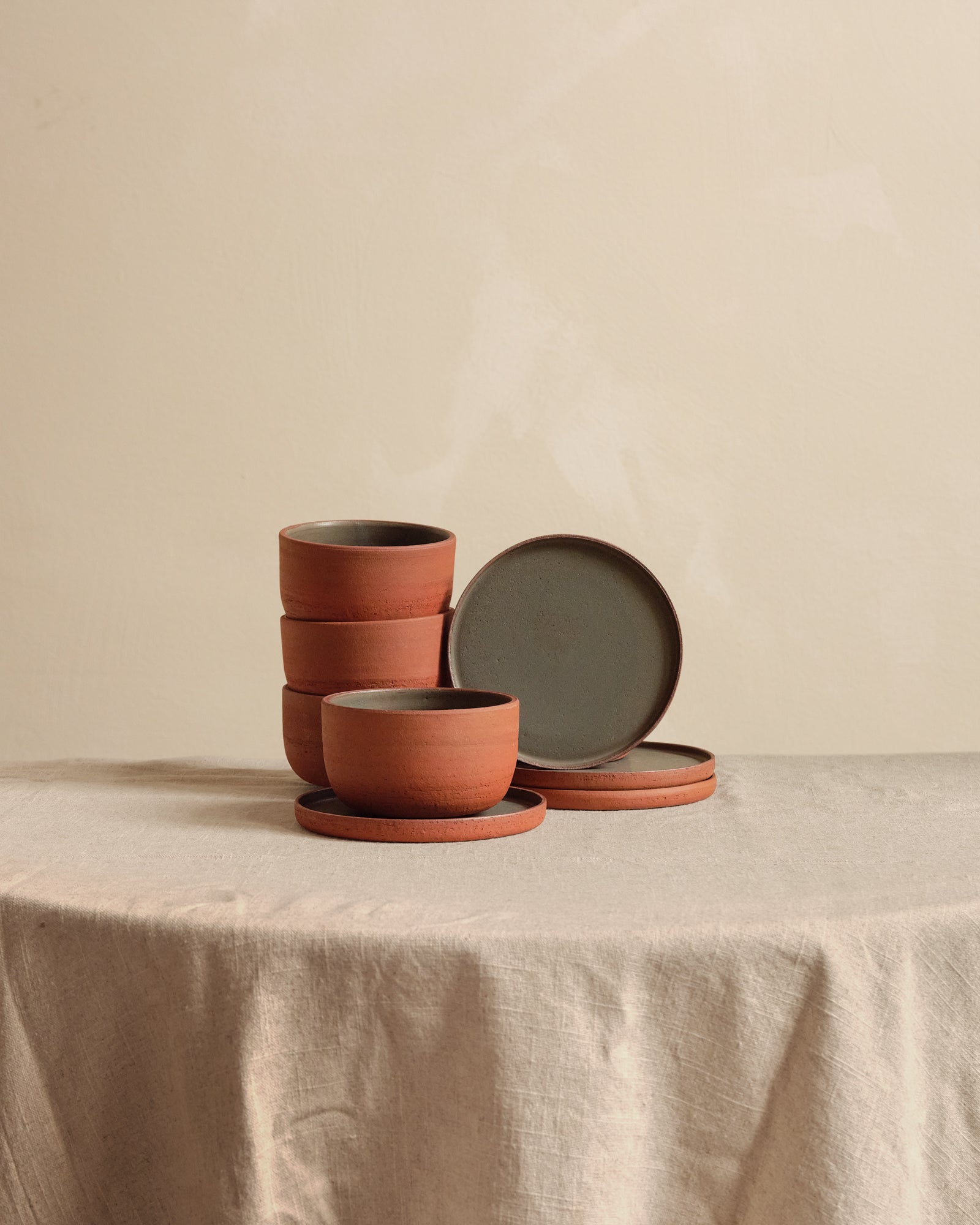 Essential Breakfast Set | DARK GREEN