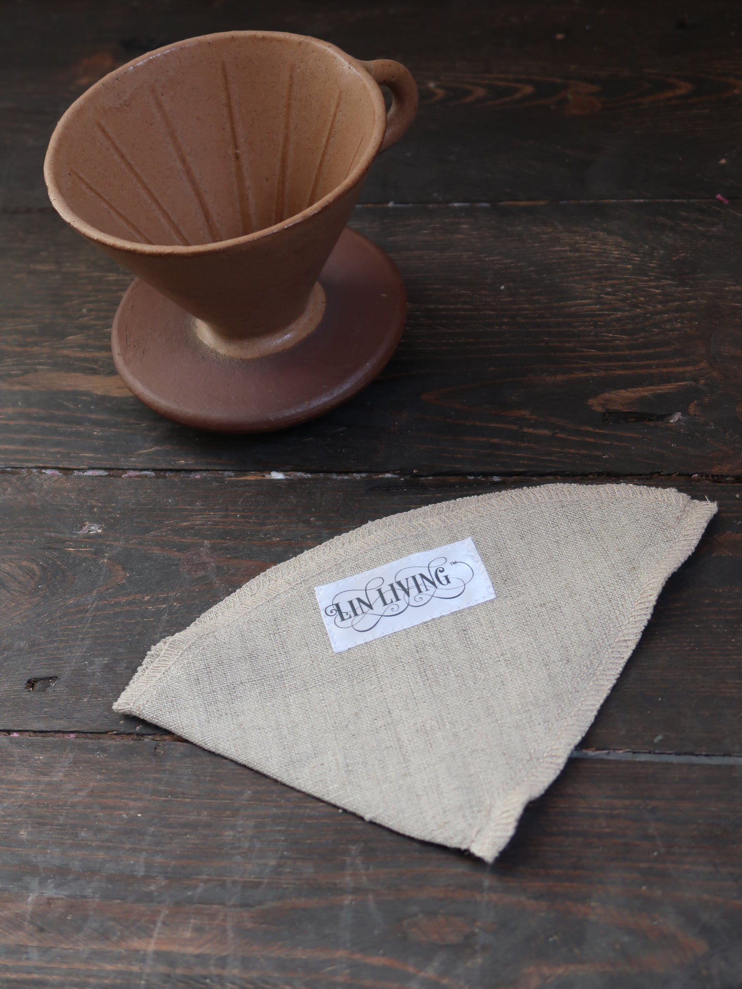 Linen Coffee Filter – V60 Reusable & Eco-Friendly