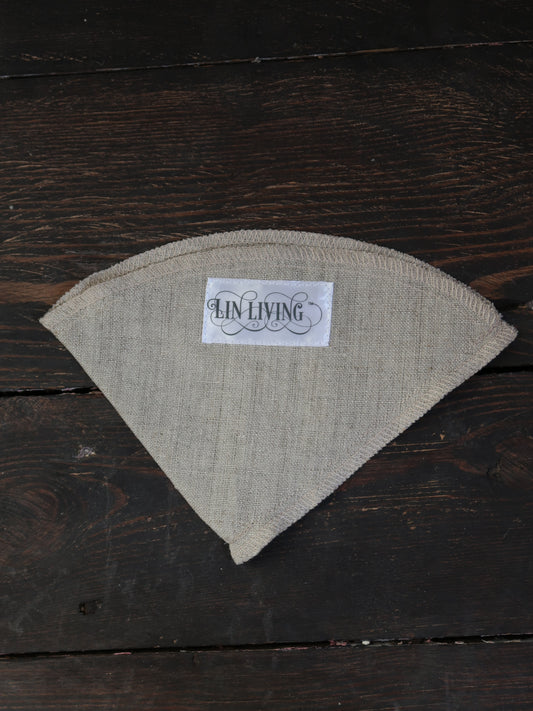 Linen Coffee Filter – V60 Reusable & Eco-Friendly