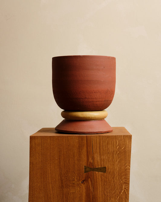TERRA Planter and Saucer | LARGE